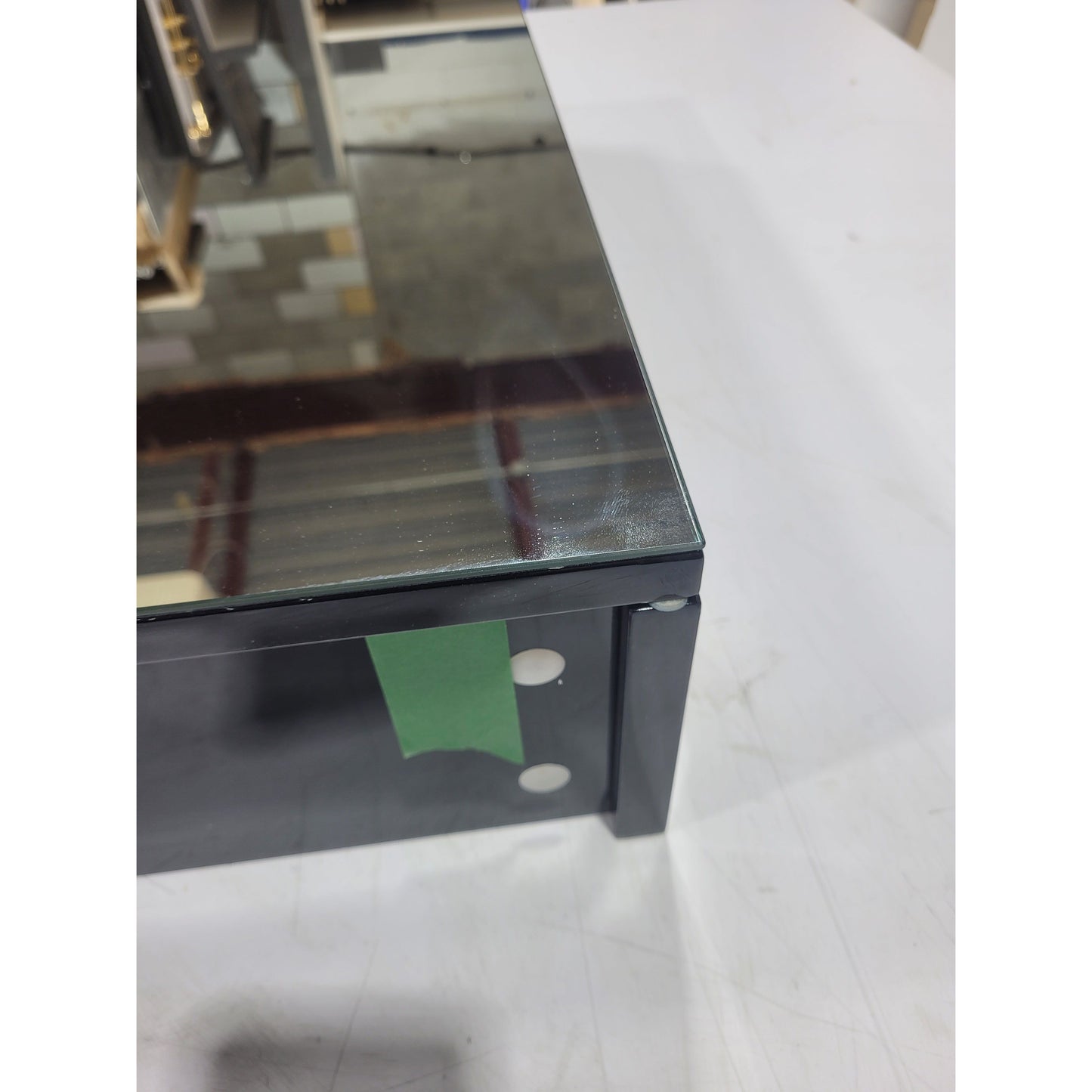 Medicine cabinet 16" gloss black with 1 mirror doors BOX-16-MC-BK (Demo medicine cabinet #F)