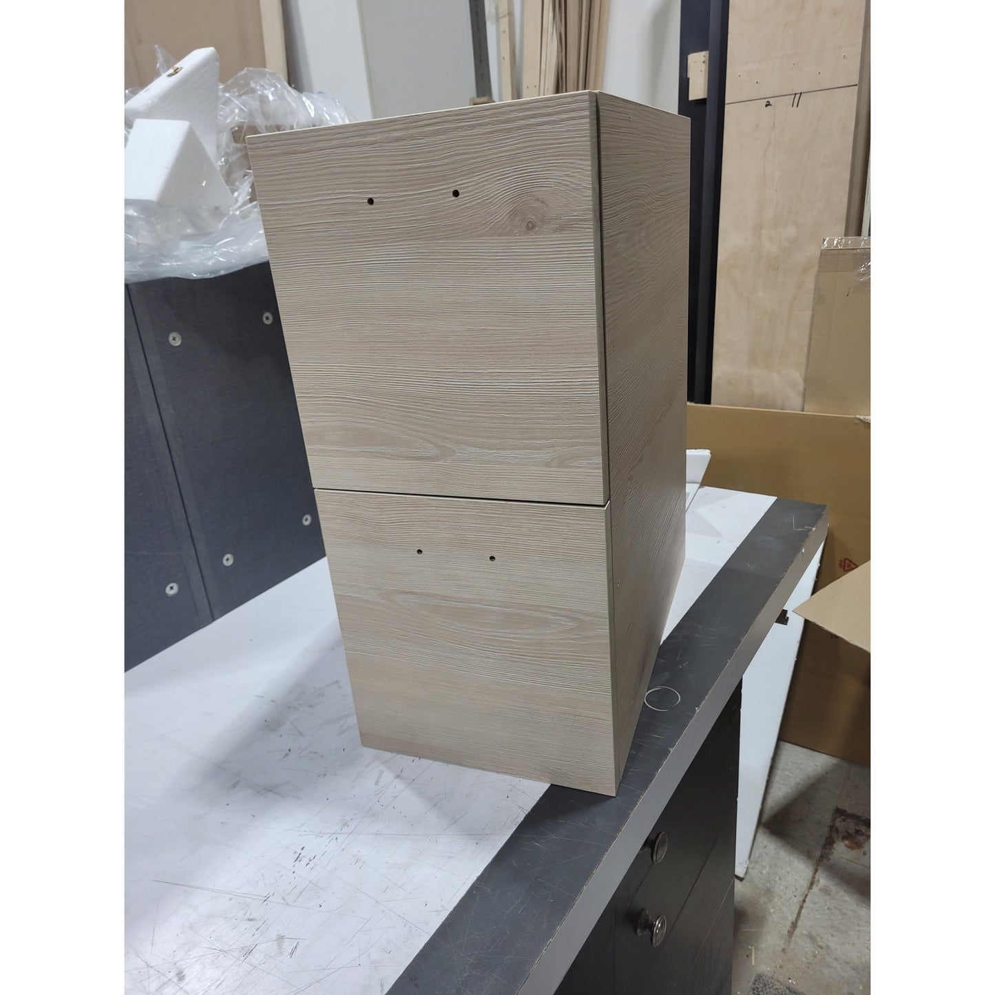 Wall hung storage unit 10 Inches (250) Natural