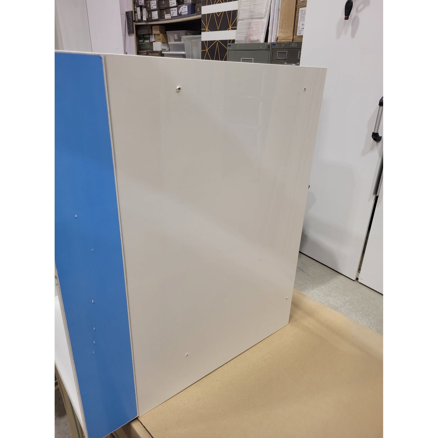 Wall hung storage unit 16 Inches (400) Gloss white (Demo storage unit #Y)