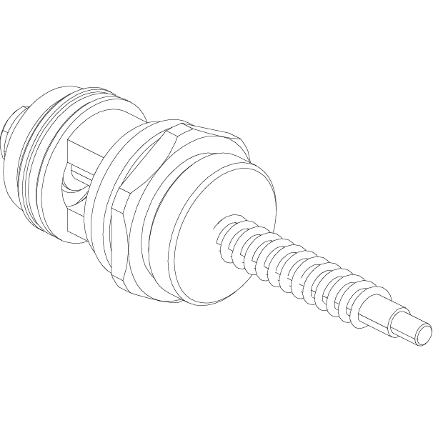 Palazzani push-button diverter shower faucet