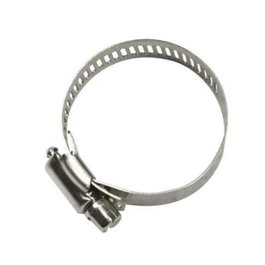 Stainless steel clip for 1/2" PVC piping