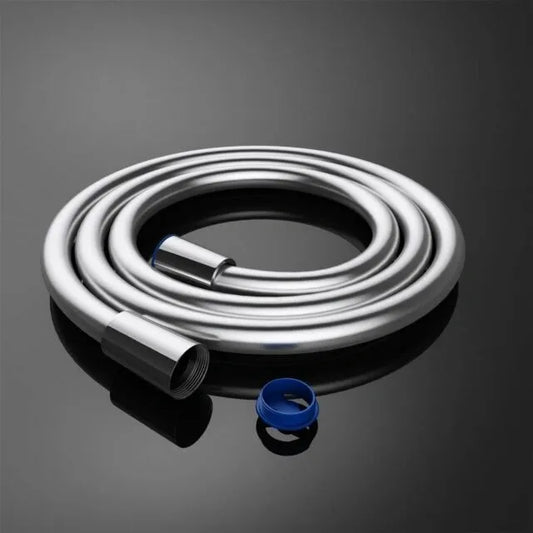 (AQ-FLEX-SL) Heavy duty silver PVC 60" shower hose Aquamassage®