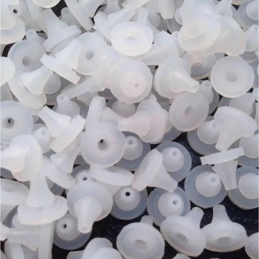 Silicone nozzles