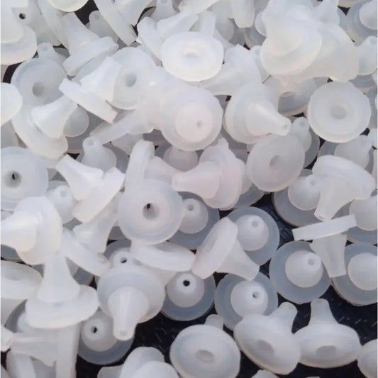 Silicone nozzles