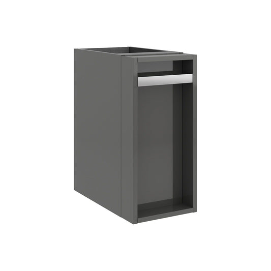 Wall hung storage unit 10 Inches (250) Gloss grey