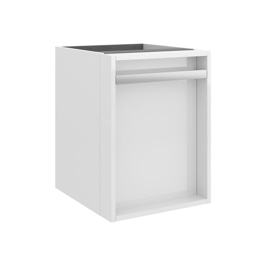 Wall hung storage unit 16 Inches (400) Gloss white
