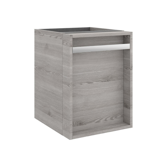 Wall hung storage unit 16 Inches (400) Bay pine