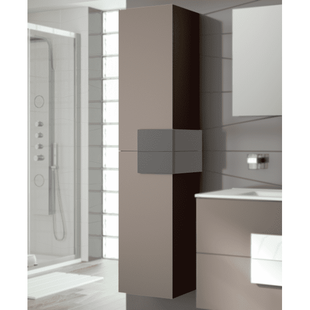 Armoire à linge Cronos moka 21957