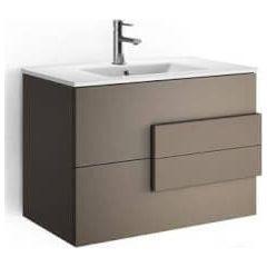 Meuble seul Cronos 800mm 2 tiroirs Moka 21950