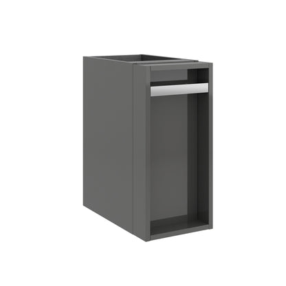 Wall hung storage unit 10 Inches (250) Gloss grey