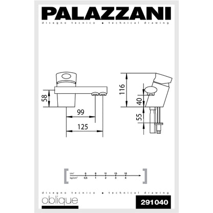 Bath faucet Oblique single lever 291040
