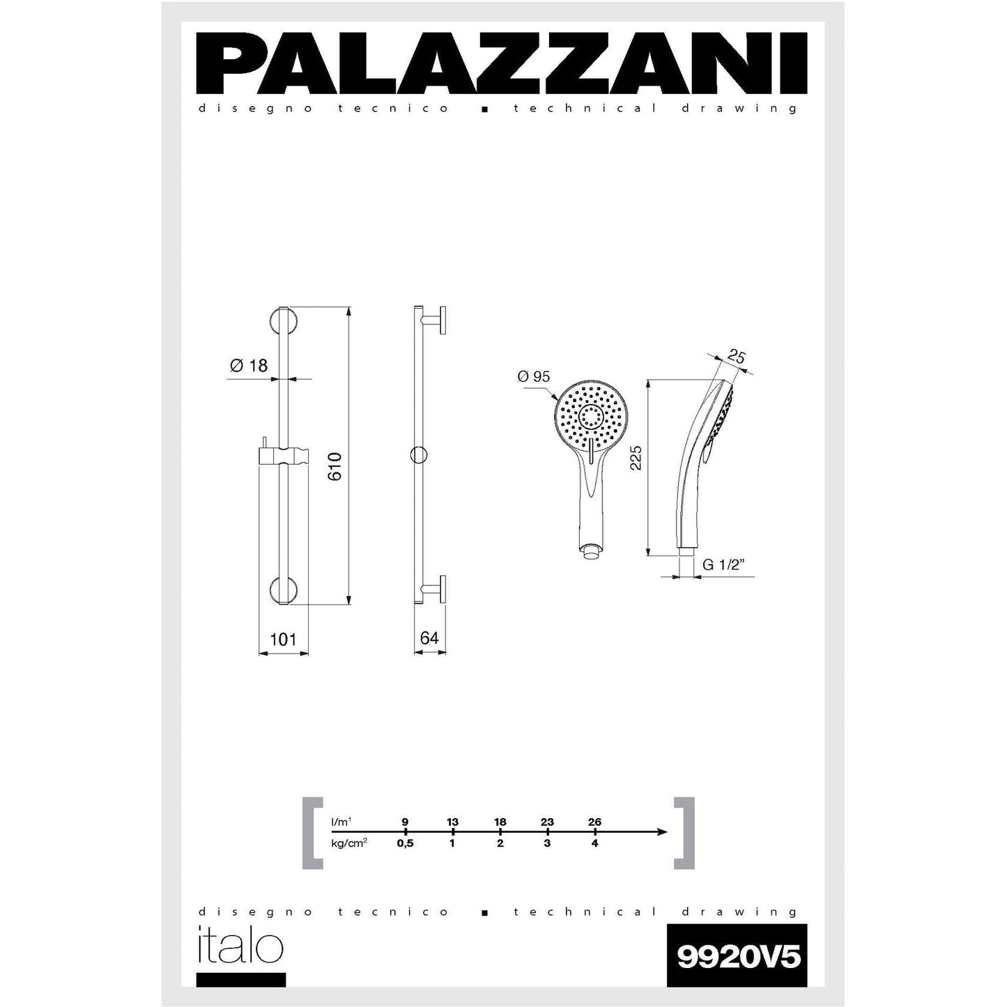 Palazzani sliding rail kit