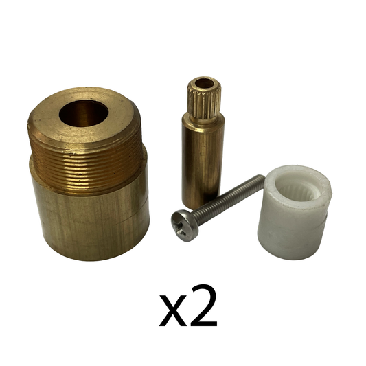 Extension for wall mounted 3 holes lavabo faucet
