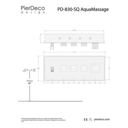 PD-830-SQ/PSS (Colonne de douche démo #35)