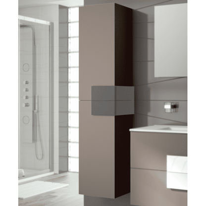 Armoire à linge Cronos moka 21957